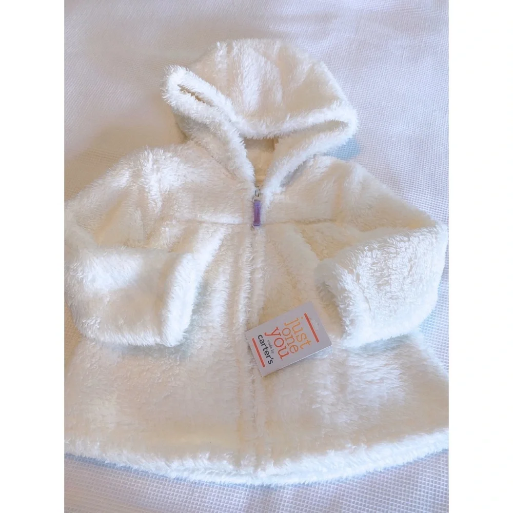 Just One You baby Jacket off white 9 Months
